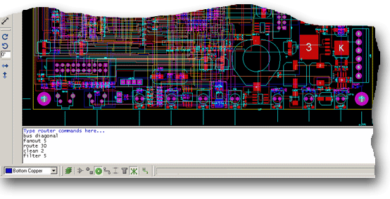 ARES Autorouter in Interactive Mode